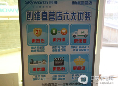 創(chuàng)維直營店的六大優(yōu)勢